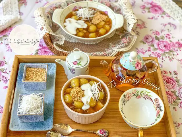 Học mẹ đảm nấu chè sắn dẻo ngọt thơm, nóng hổi vừa thổi vừa ăn cho ngày lạnh - 1