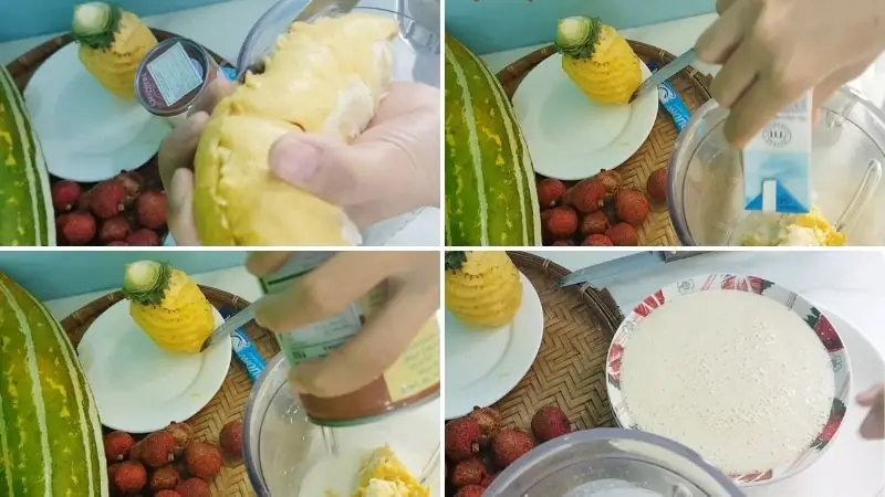 cách nấu chè sầu riêng