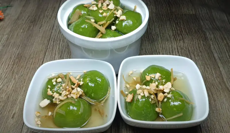 cách nấu chè trôi nước bằng bột năng