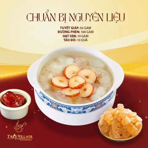 cách nấu chè tuyết giáp sữa tươi