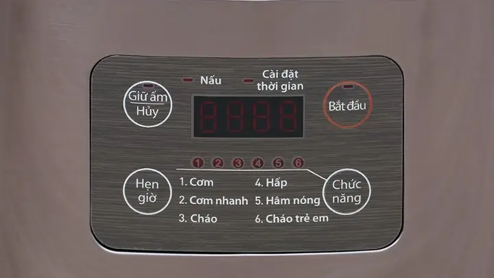 Hướng dẫn chi tiết cách nấu cơm bằng nồi Bluestone ngon dẻo