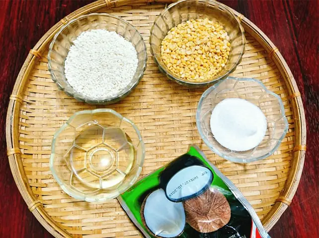 cách nấu cơm nếp đậu xanh