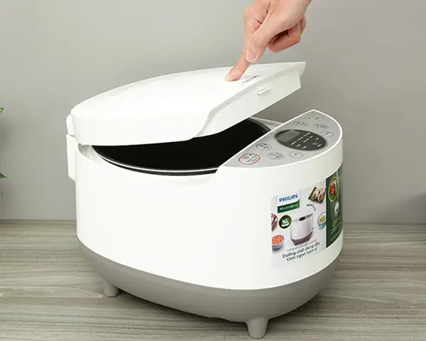 Hướng dẫn chi tiết cách nấu cơm nồi Philips dẻo ngon
