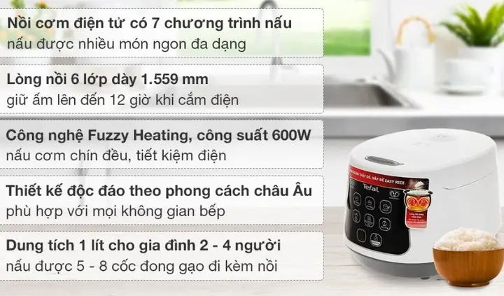 Cách Nấu Cơm Nồi Tefal Thơm Ngon Chuẩn Vị Cho Gia Đình Cách Nấu Cơm Nồi Tefal Thơm Ngon Chuẩn Vị Cho Gia Đình