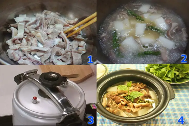 Cách Nấu Dạ Dày Hầm Tiêu Xanh Thơm Lừng, Giòn Dai Đúng Điệu