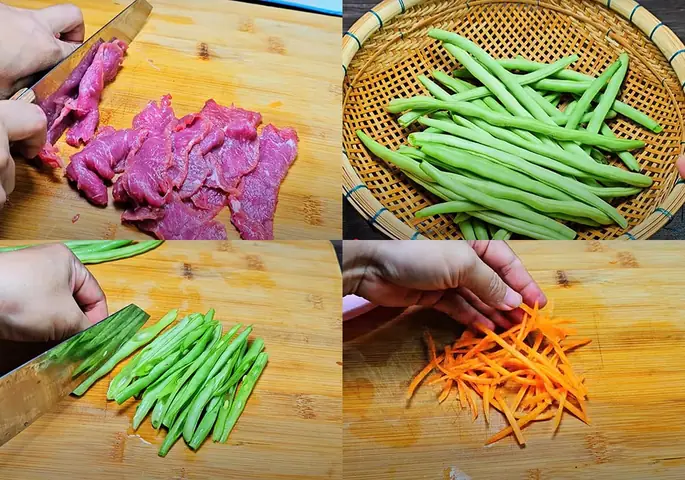 Sơ chế các nguyên liệu
