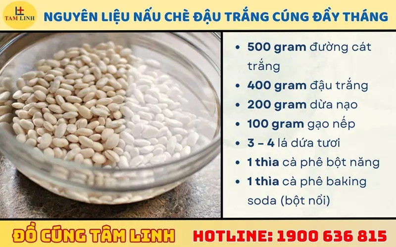 cách nấu đậu trắng mau mềm