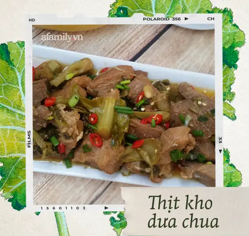 Hướng dẫn cách nấu dưa chua với thịt heo thơm ngon chuẩn vị