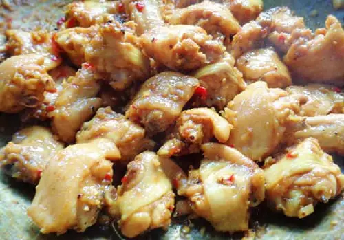 cách nấu gà kho sả