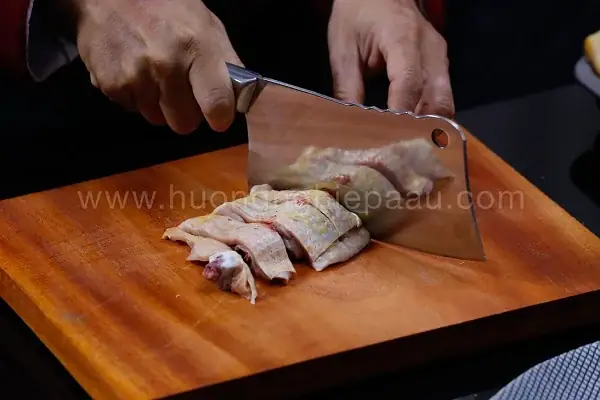 cách nấu gà lá giang