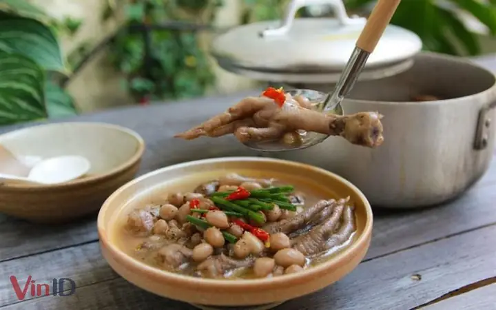 cách nấu gà nấu đậu