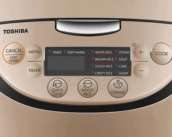 Cách Nấu Gạo Lứt Bằng Nồi Cơm Điện Tử Toshiba Ngon Chuẩn