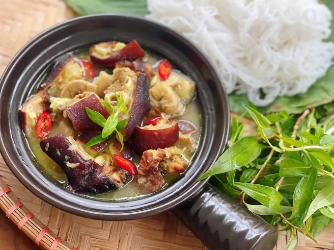 cách nấu giò heo giả cầy