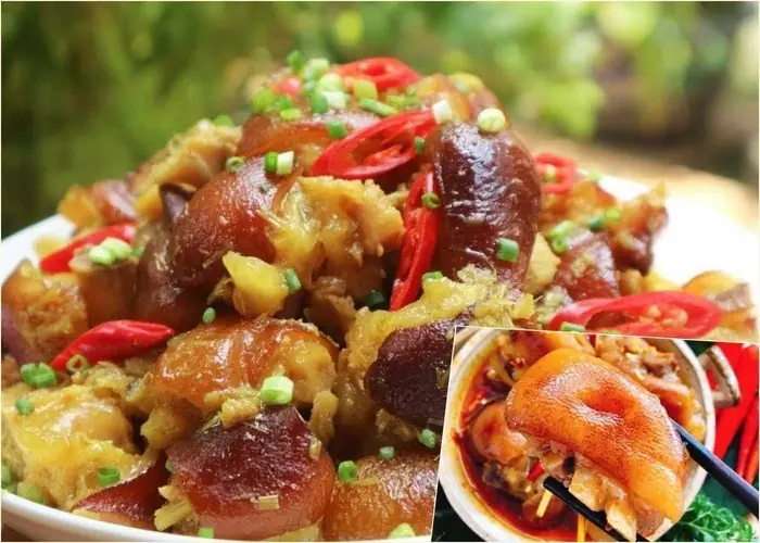 cách nấu giò heo giả cầy