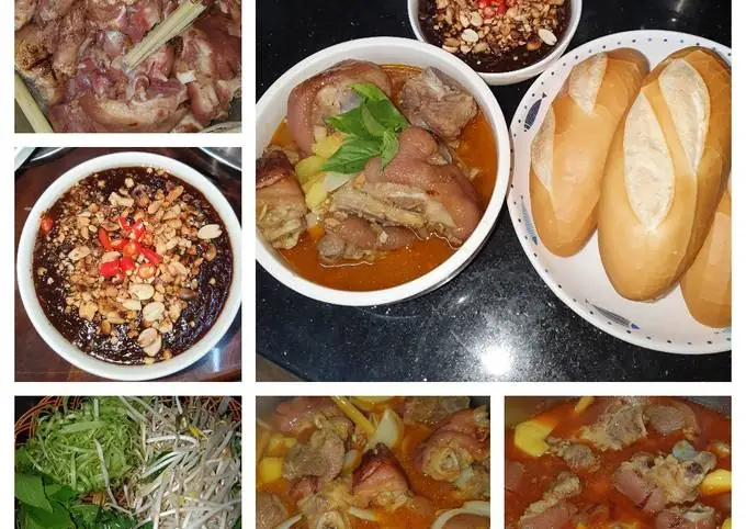 cách nấu giò heo giả cầy