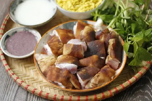 cách nấu giò heo giả cầy miền trung
