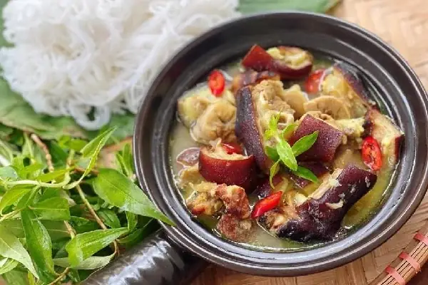 cách nấu giò heo giả cầy miền trung