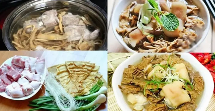 cách nấu giò heo măng khô cách nấu giò heo măng khô