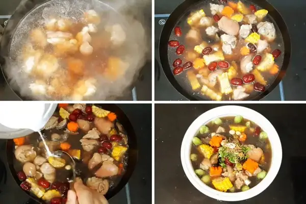 Hướng dẫn chi tiết cách nấu giò heo tóc tiên đậm đà