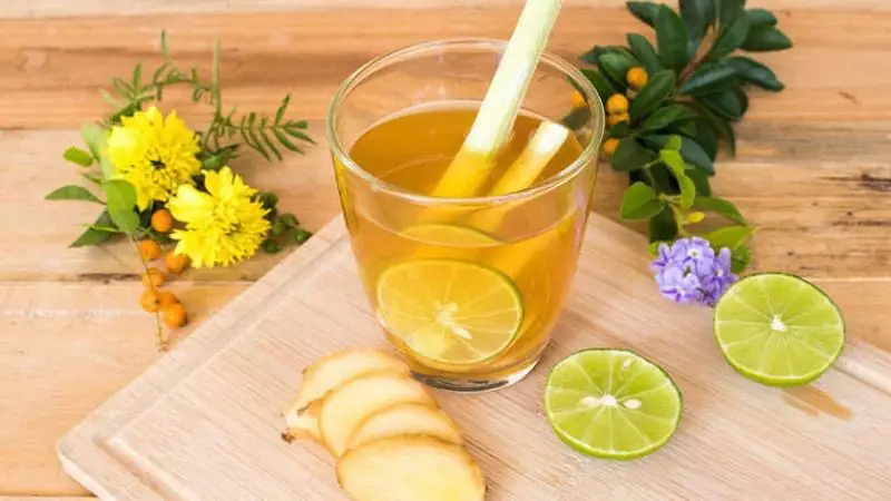 cách nấu gừng sả chanh