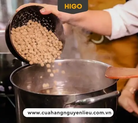 Cách Nấu Hạt Trân Châu Khô Đài Loan Mềm Dai Tại Nhà