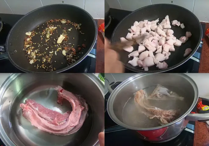 cách nấu hủ tiếu bò viên