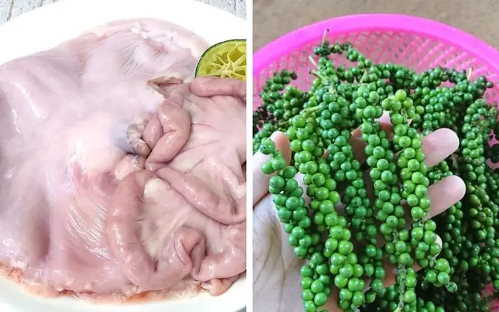 cách nấu lẩu bao tử hầm tiêu