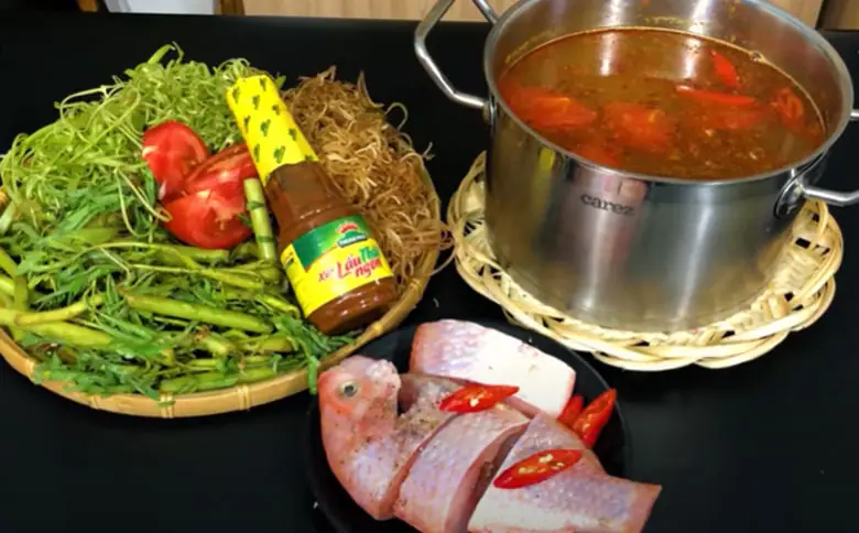 cách nấu lẩu cá diêu hồng