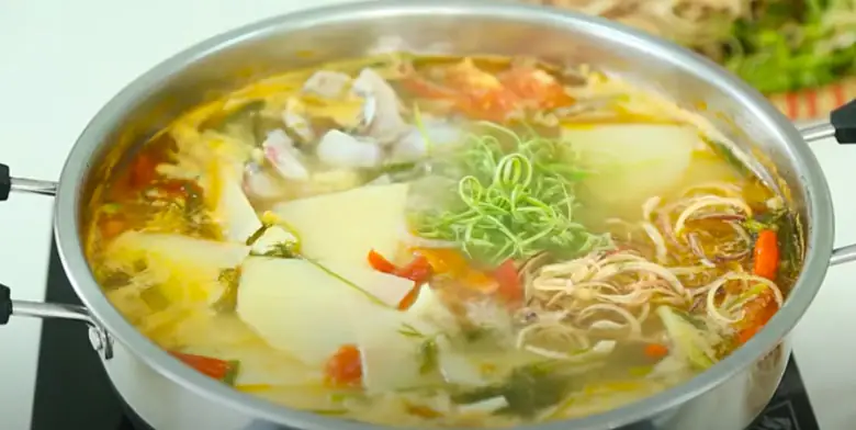 cách nấu lẩu cá diêu hồng