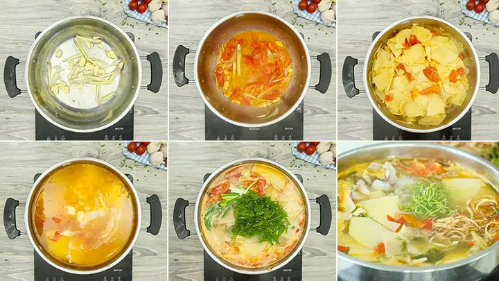 Cách Nấu Lẩu Cá Diêu Hồng Măng Chua Tại Nhà Chuẩn Vị