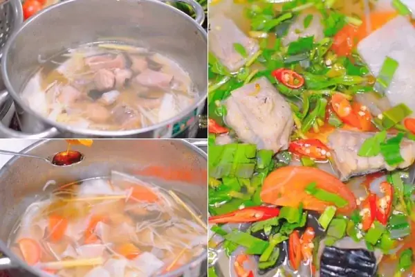 cách nấu lẩu cá đuối vũng tàu