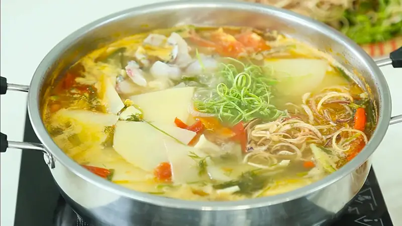 cách nấu lẩu cá lóc