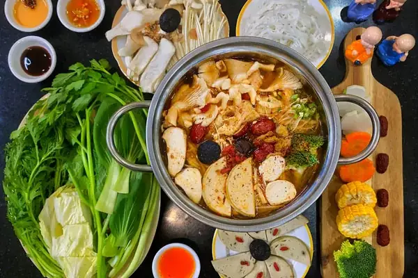 cách nấu lẩu chay thập cẩm