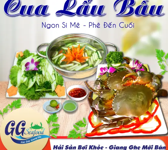 cách nấu lẩu cua bầu