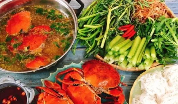 Cách Nấu Lẩu Cua Biển Rau Muống Thơm Ngon Chuẩn Vị Tại Nhà