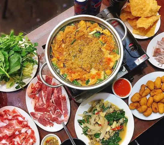 cách nấu lẩu cua đồng hải phòng