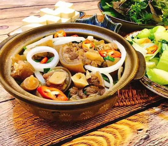 4. Cách thưởng thức món lẩu đuôi bò