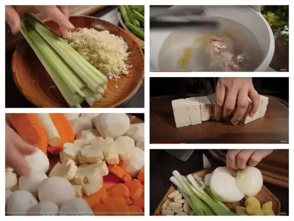 3.2. Sơ chế các nguyên liệu khác