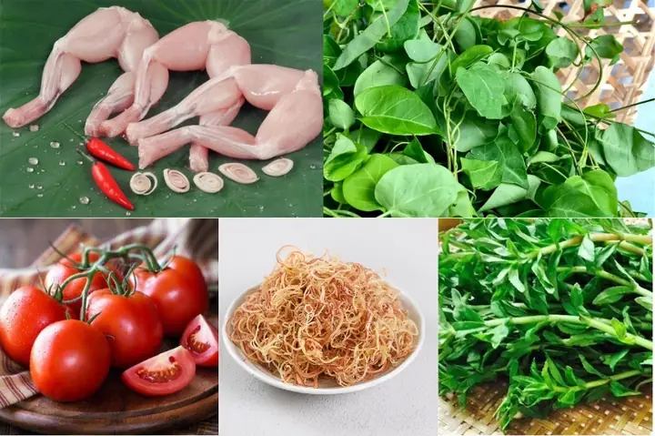 cách nấu lẩu ếch lá giang