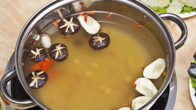 cách nấu lẩu gà chua cay