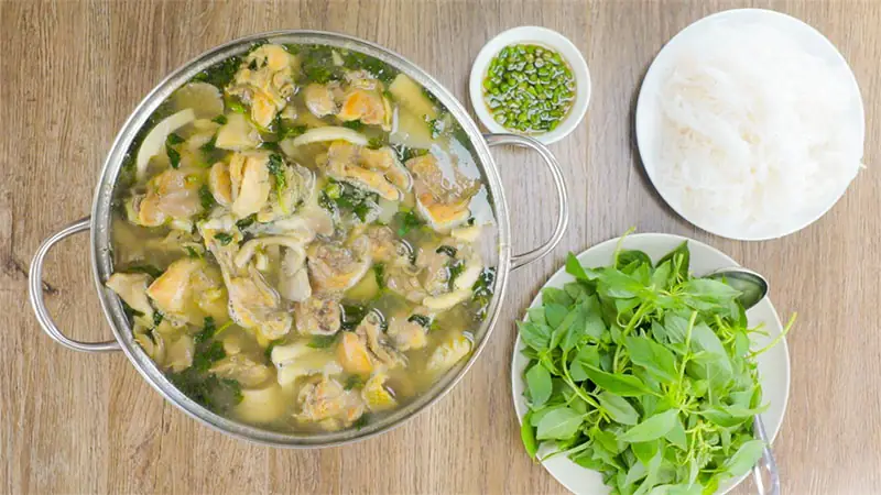 cách nấu lẩu gà chua cay