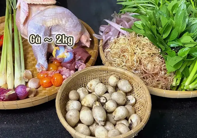 Nguyên liệu cần chuẩn bị