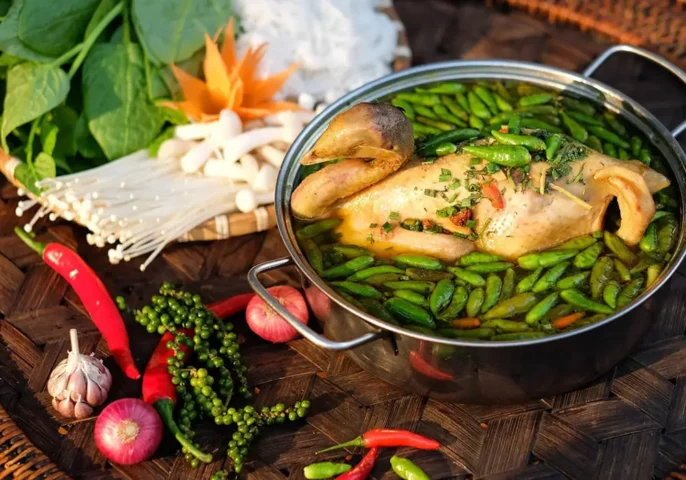 cách nấu lẩu gà ngon