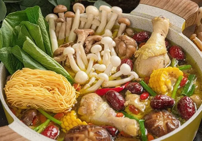 cách nấu lẩu gà ngon