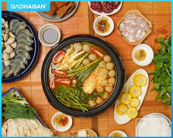 cách nấu lẩu hải sản thập cẩm