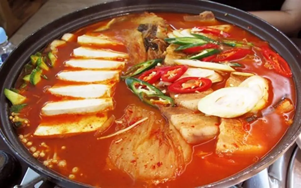 cách nấu lẩu kim chi