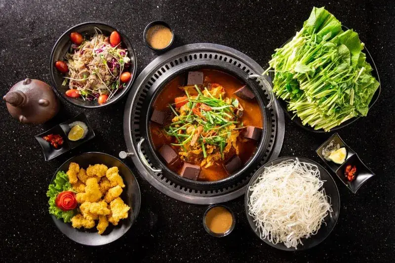 cách nấu lẩu lòng bò