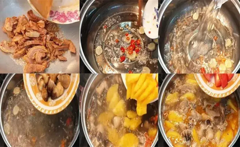 cách nấu lẩu lòng bò