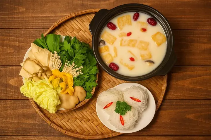 Cách Nấu Lẩu Trường Thọ Ngọt Thanh, Bổ Dưỡng Tăng Cường Sức Khỏe Cách Nấu Lẩu Trường Thọ Ngọt Thanh, Bổ Dưỡng Tăng Cường Sức Khỏe