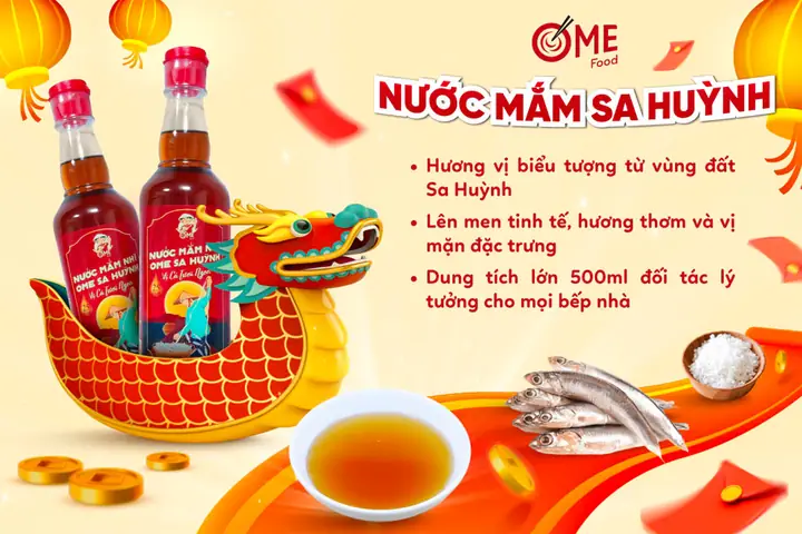 4. Nước mắm nhĩ cá cơm Ome Food - Bí quyết cho món lẩu Tứ Xuyên thêm thơm ngon đậm vị